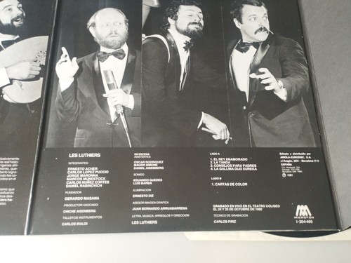 Les Luthiers Muchas Gracias de Nada 1982 - LP Vinilo 12" VG/VG - Photo 5 sur 6