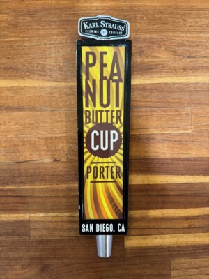 Karl Strauss Brewing Peanut Butter Cup Porter Beer Tap Handle 11  Tall