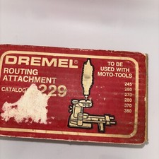 Vintage Dremel Routing Router Attachment Tool #229 Original Box Made in USA