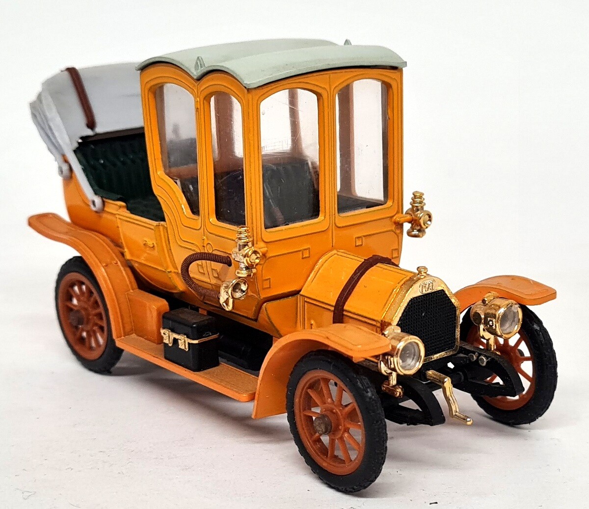 その他 RIO 25 fiat doppio-phaeton 24 cv 1906 Rio 1/43 Fiat Doppio Phaeton 24 CV 1906 Yellow #25 Diecast