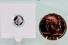 Silver & Copper Art Rounds * Two-Piece Peace Dollar Set * Fine .999 Bullion