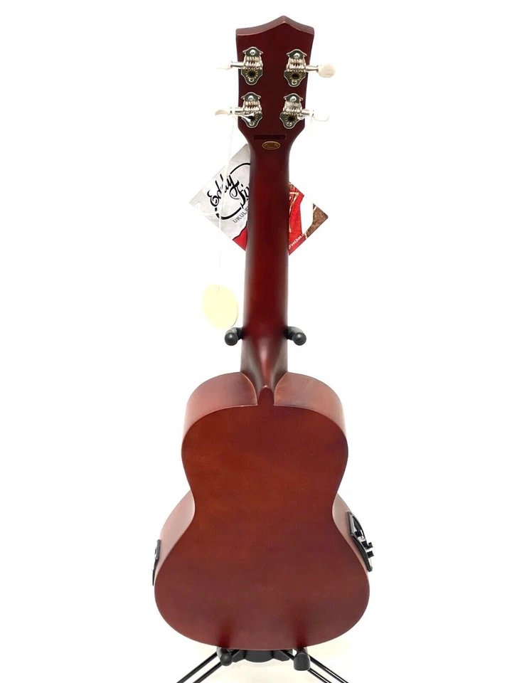 CLOSEOUT! Eddy Finn Concert Size Acoustic/Electric Ukulele, EF-1-CE - Image 2 of 3