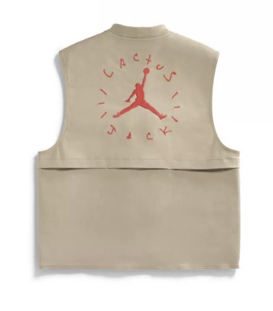 Travis Scott Cactus Jack Air Jordan Utility Vest - Size Travis Scott Cactus Jack Air Jordan Utility Vest - Size