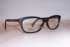 NEW CHRISTIAN DIOR EYEGLASSES CD 3258 RHP BLACK GOLD 52mm RX AUTHENTIC