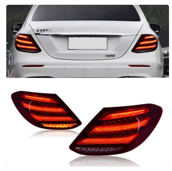 For Benz W213 E-Class E200 E300 2016-2019 LED DRL Tail Lamps Turn