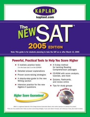 KAPLAN NEW SAT 2005 WITH -ROM (KAPLAN SAT (W/)) **Mint Condition**