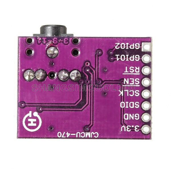 Si4703 RDS FM Radio Tuner Evaluation Breakout Board – For AVR, PIC, ARM, Arduino – Red