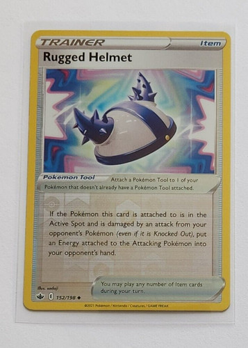 2021 POKEMON TRAINER RUGGED HELMET HOLO TRADING CARD