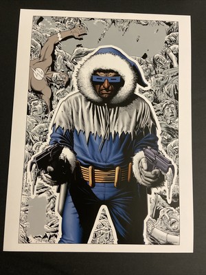 The Flash Rogues Captain Cold COVER DC Comic Poster Print 12x16 Brian Bolland