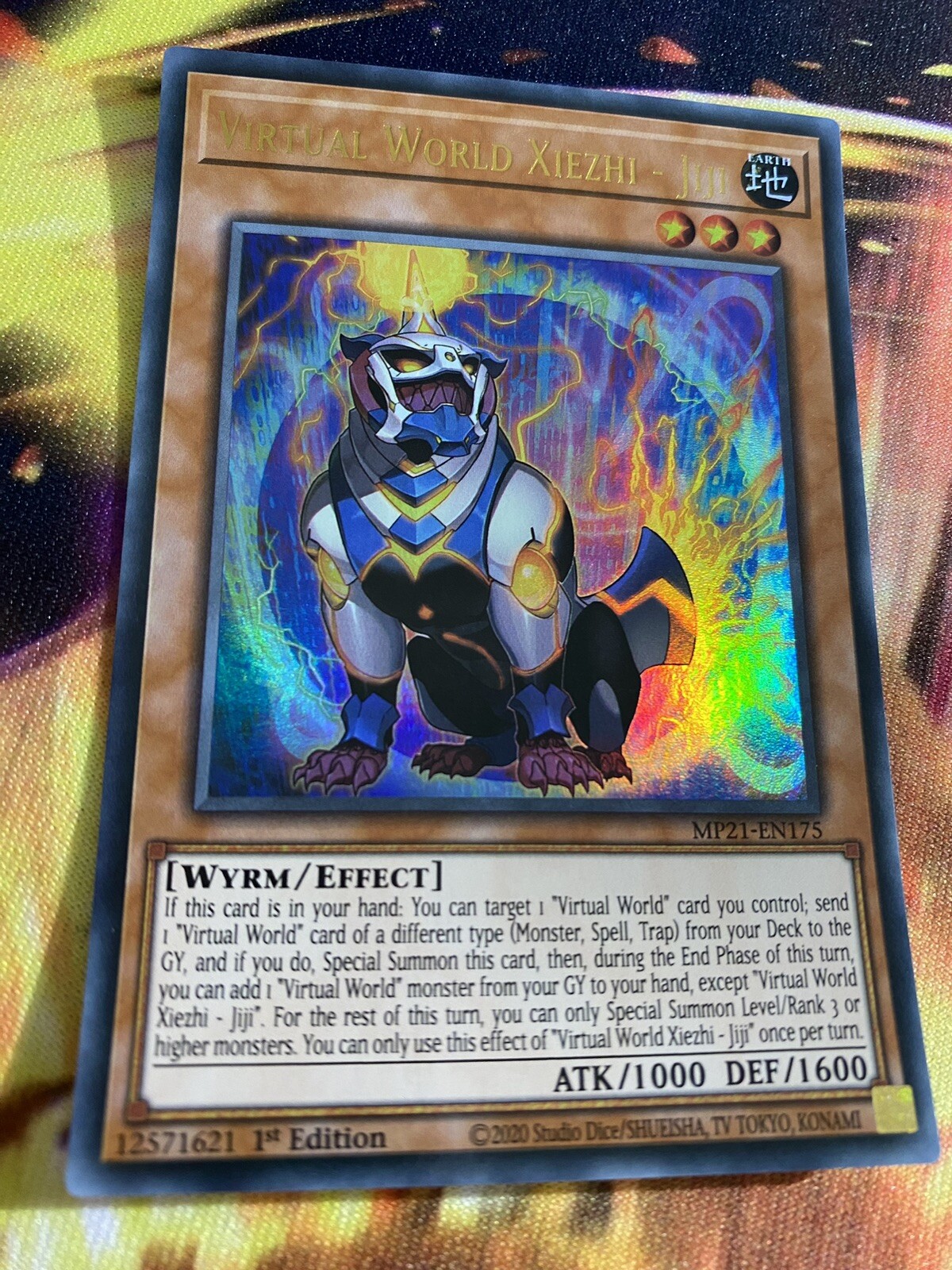 Virtual World Xiezhi Jiji MP21EN175 Ultra Rare 1st Edition YuGiOh TCG holo eBay