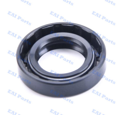 EAI Metric Oil Shaft Seal 20x35x10mm - TC Double Lip With Spring (Nitrile/Carbon Steel)