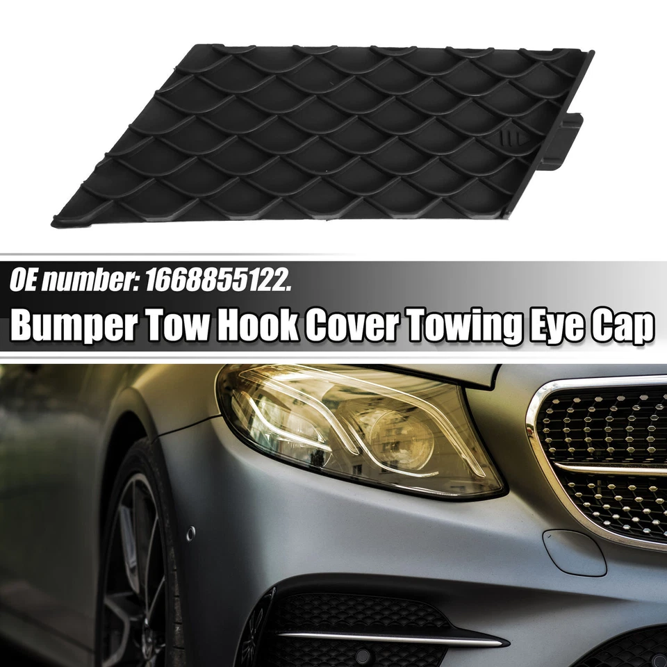Front Right Bumper Tow Hook Cover Towing Eye Cap Fit for Mercedes-Benz GL 550 Foto 2 de 4