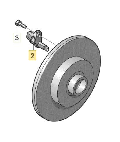 Front Left Wheel Speed ABS Sensor Seat Leon 1P1 NEW OEM 7H0927803 BOSCH - Picture 6 of 12