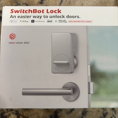 SwitchBot Smart Lock, Bluetooth Electronic Deadbolt, Keyless Entry Door Lock