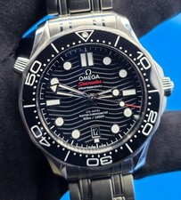 OMEGA Seamaster Diver 300M 210.30.42.20.01.001 Black "Wave" 42mm Steel + Rubber