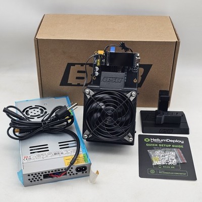 BSB NerdQaxe++ Rev 6.1 6.1TH Bitcoin SHA-256 Solo Lottery Miner w/ Mean Well PSU