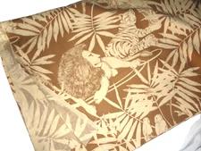 VINTAGE LADY PEPPERELL WILDLIFE ANIMALS LIONS BIRDS TIGERS FULL FLAT SHEET 81X96