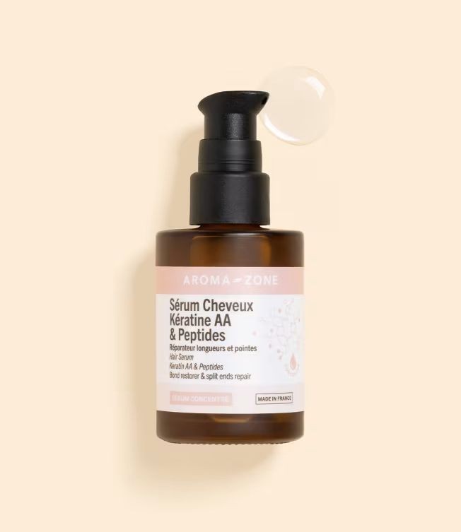 Sérum cheveux kératine anti-frisottis peptides lissage 50ml