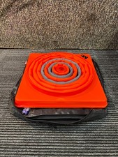 Mutual Industries 17714-1-128 Collapsible 28"H Nylon Traffic Cone, Orange