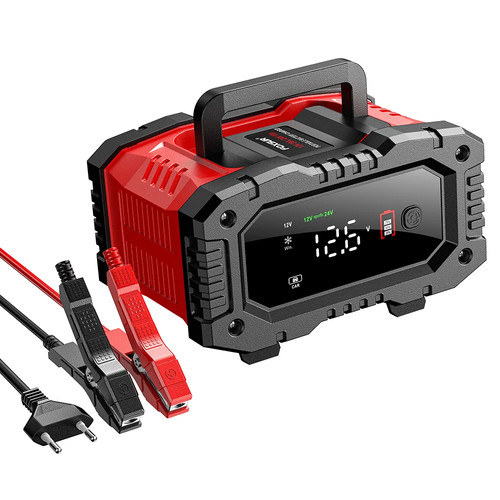 20A/10A Car Motorcycle Battery Charger 12V/24V Smart Charger Lithium Lead-Acid - Picture 24 of 25