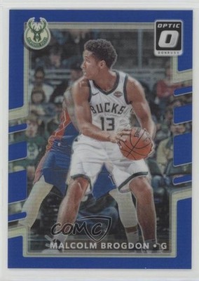 2017-18 Panini Donruss Optic Blue Prizm 24/49 Malcolm Brogdon #83 sq1