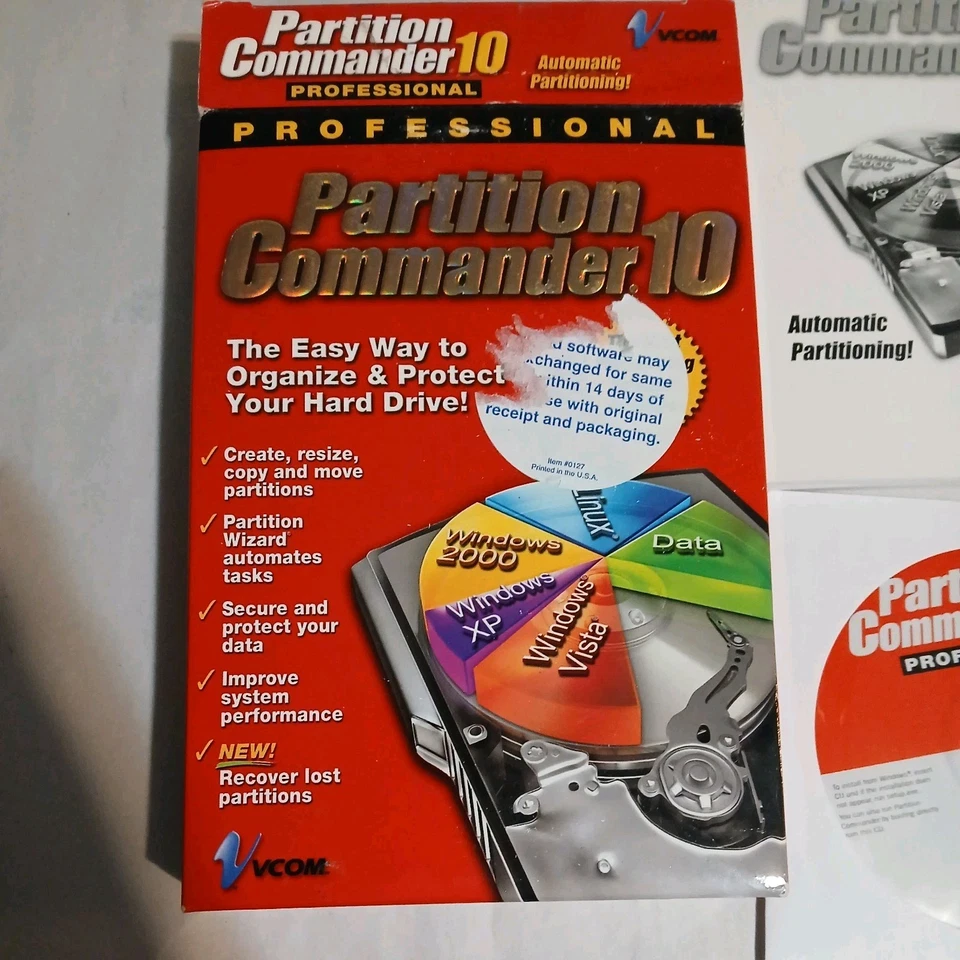 Professional Partition Commander10 Computer Program to Partition Your Hard Drive - Image 2 of 4