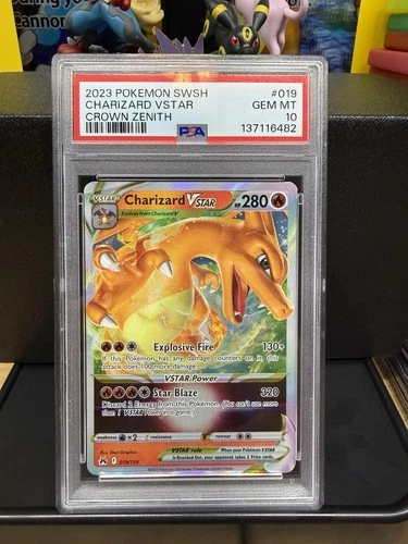 Pokemon Charizard Vstar Sword And Shield #19 PSA 10