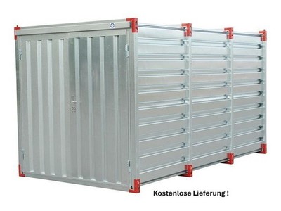 4m - Der Originale TÜV KOVOBEL Blech- Lager- und Baucontainer in 5 Längen, NEU !