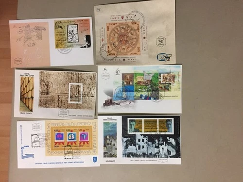 Six israel fdc with SS