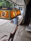 Pabst Beer Pool Table Light Up Bar  Sign Billiards Game Room Vintage 1970s