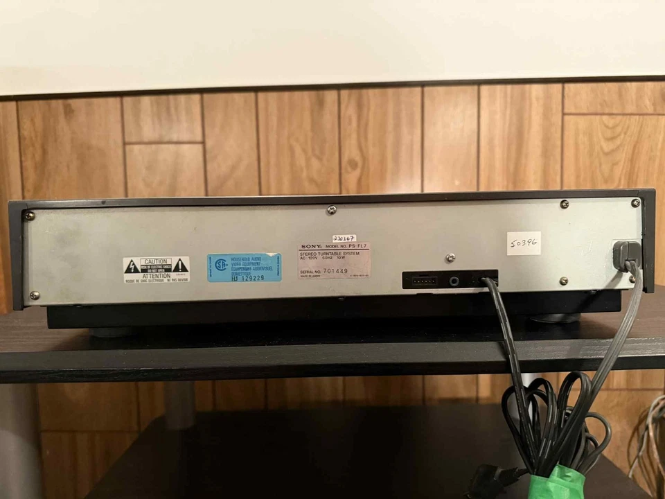 Sony PS-FL7 Linear Tracking Turntable Front-Loading Direct Drive - Tested Works - Image 3 of 3