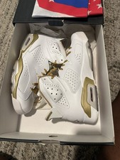 Jordan Air Jordan Golden Moment Pack Retro Sneakers White Gold Black 535357-935