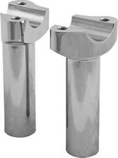 HD Chrome Forged Straight 1 Handlebar Risers 4.5 Rise Road King 94-20