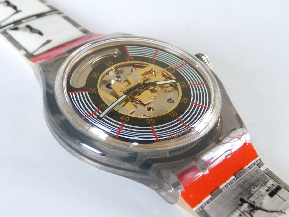 1996 Olympic Special Automatic Swatch Watch Edwin Moses SAZ106 for