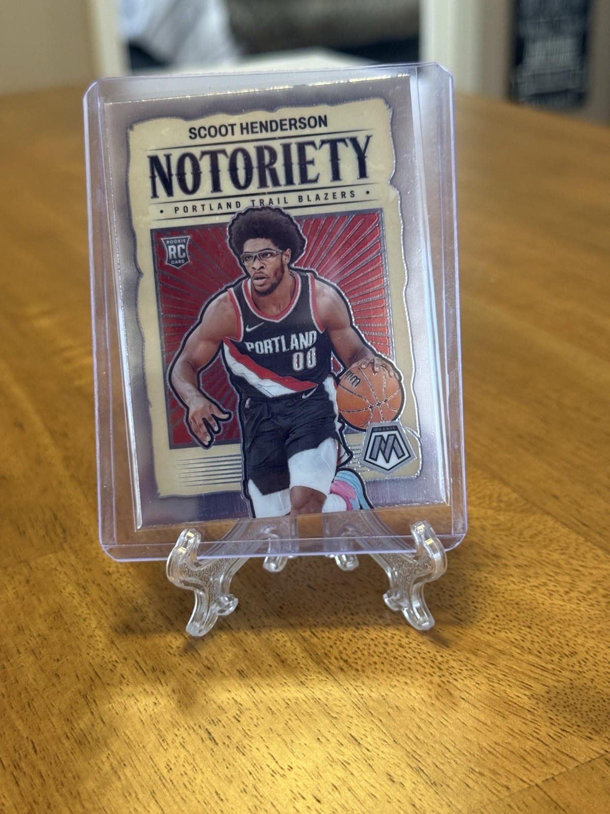 2023 Panini Mosaic - Notoriety Scoot Henderson #4 Mosaic RC Rookie Card