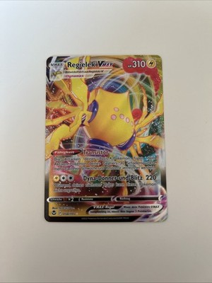 Pokemon Regieleki VMax 058/195 Silberne Sturmwinde Ultra Rare Deutsch NM