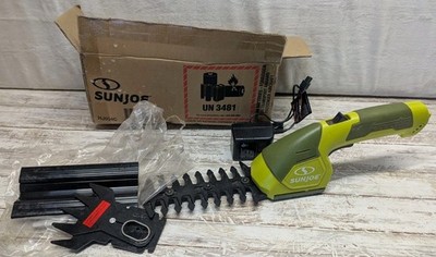 Sun Joe HJ604C 2 In 1 Cordless 7.2 Volt Grass Shear Plus Hedger C11