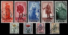 Belgien ++ MiNr. 854-862 ++  gestempelt/O...................................2078