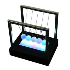 Newton's Cradle Balance Pendulum Physics Learning Desk Toy Swinging Kinetic Ball
