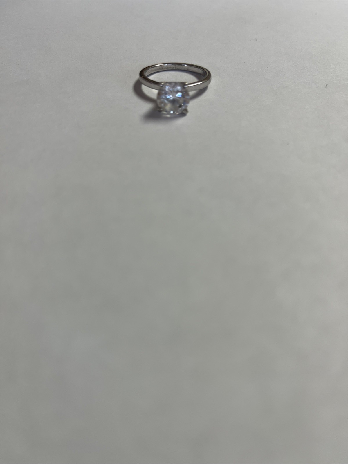 Seta Sterling Silver .925 Solitaire Ring Size 6 *… - image 1