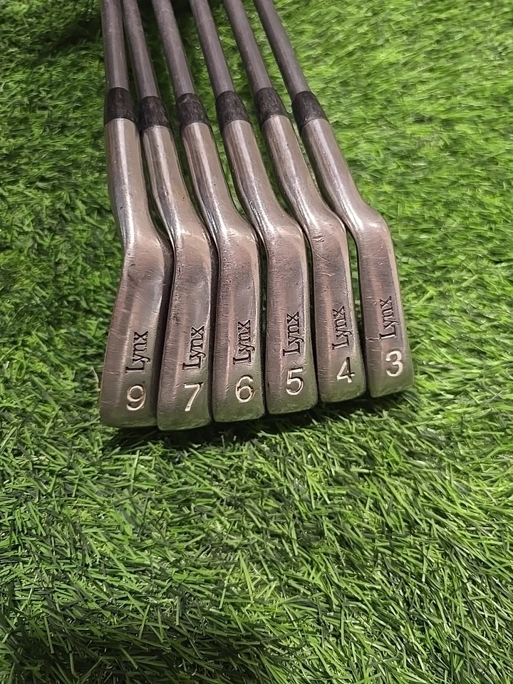RH Lynx Beginner Set 3, 4, 5, 6,7, 9, woods 3 & 5 (missing 8) Needs GRIPS UPC267 - Image 4 of 4
