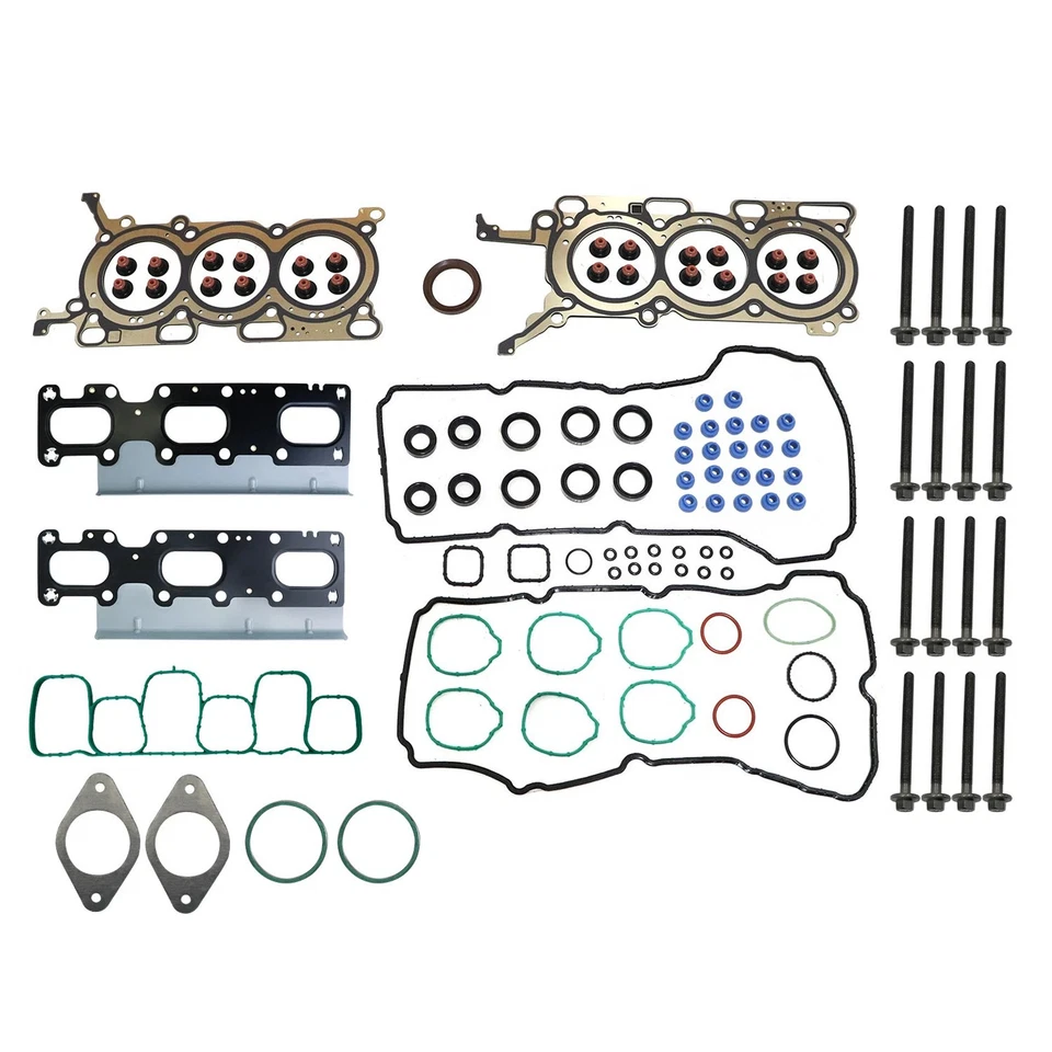 New Full Gasket Set Head Bolts For 2011-19 Ford Edge Explorer Flex Taurus 3.5L - Image 2 of 4