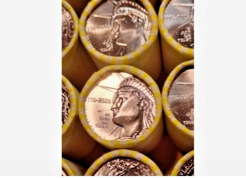 5 coin lot of  2026D Uncirculated  Half Dollar Duel Date Coin one year only