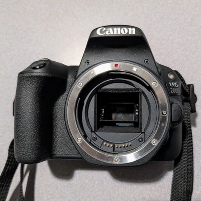 Canon EOS 200D (Rebel SL2) 24.2MP Digital SLR Camera Body - Black - (EXCELLENT)