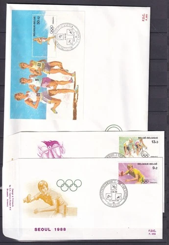 [LG79373] Belgium N°2285/2286+BL64FDC First Day Cover COB € 15,50 SUPERB