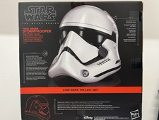 Star Wars Black Series First Order Stormtrooper Helmet. EUC New Open Box