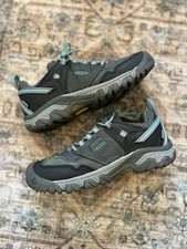 Keen Women s Ridge Flex Waterproof Shoes Raven/Porcelain Women s 9 READ
