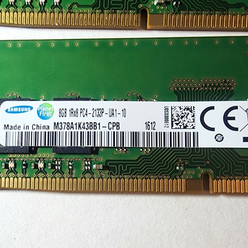SAMSUNG 8GB DDR4 2133MHz Desktop DIMM RAM 1Rx8 PC4-2133P-UA1 M378A1K43BB1-CPB - Picture 4 of 4