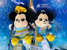 2021 Walt Disney World 50th Anniversary Wishables Plush Mickey  Minnie Set