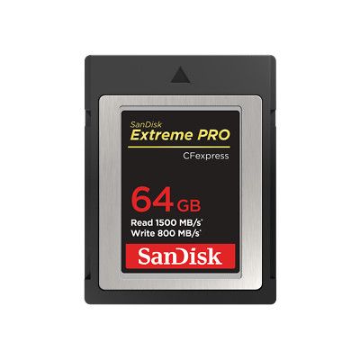 SanDisk 64GB Extreme PRO CFexpress Memory Card Type B - SDCFE-064G-GN4NN